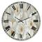 Designart 'Pure Pastel White Flowers Traditional Wall Clock